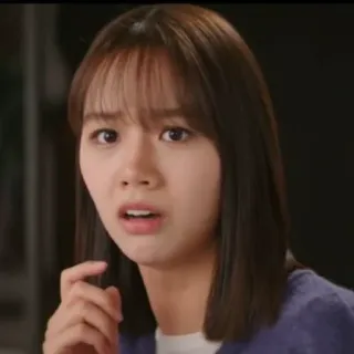 🤍 881a1a98 wanita, bingung, ekspresi, potret, brunette, wajah whatsapp sticker