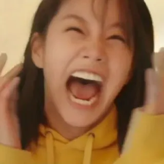 🤍 c94c0627 teriak, berteriak, marah, wanita, emosional, stres, frustrasi whatsapp sticker