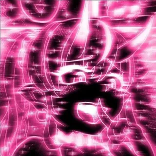 💓 1be429e4 Аниме, Девушка, Средний палец, Розовый, Мультфильм, Оскорбительный жест telegram sticker