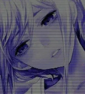 💓 4fe939dc аниме девушка, портрет, искусство, иллюстрация, цифровое искусство telegram sticker