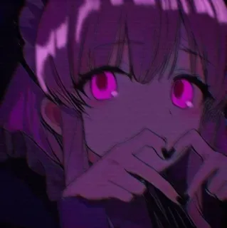 💓 86e3cd87 Аниме, Девушка, Милый, Манга, Розовый, Мультфильм, Иллюстрация telegram sticker