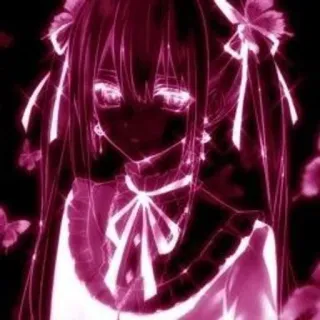 💓 c28ec461 Аниме, Розовый, Готика, Каваи, Эмо, Манга telegram sticker