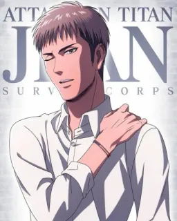 🚨 7cbecea1 Jean Kirstein Attack on Titan ATTACK ON TITAN
JEAN
SURVEY CORPS อนิเมะ, การ์ตูน, มังงะ, ผ่าพิภพไททัน, ฌอน คริสทีน telegram sticker