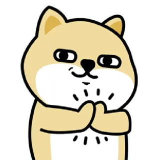 ✳️ 91c996a6 anjing, lucu, binatang, hewan peliharaan, shiba inu, kartun telegram sticker