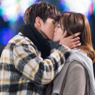 😘 4303837b hôn, cặp đôi, lãng mạn, tình yêu, tình cảm, mối quan hệ, người, Hàn Quốc telegram sticker