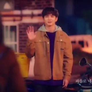 👋 d1311556 파블로 네루다 tiếng Hàn, đàn ông, vẫy tay, xin chào telegram sticker