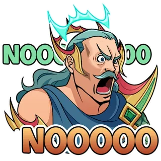😡 d28bd976 NOOOOO โกรธ, ตัวละคร, มีม, กรีดร้อง, สีหน้า, การ์ตูน telegram sticker