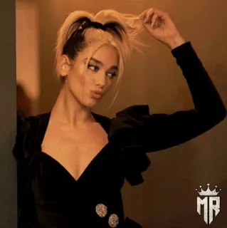 🍓 bd45a0ff Dua Lipa Estrela pop, Cantora, Celebridade, Música, Mulher, Retrato telegram sticker