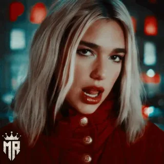 🍓 da43d0d1 Dua Lipa cantora, mulher, celebridade, pessoa, artista, loira, música telegram sticker