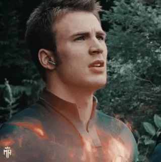 🇺🇸 034253a0 Captain America Avengers superhero, marvel, movie, actor, chris evans telegram sticker