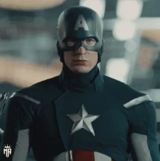 🇺🇸 2408a0c4 Captain America superhero, marvel, comics, captain america, avenger, patriotic telegram sticker