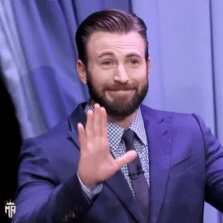 🇺🇸 769d2219 Chris Evans, actor, celebrity, man, portrait, person telegram sticker