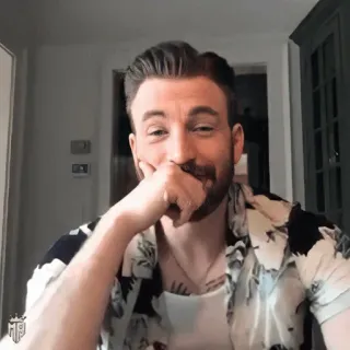 🇺🇸 9b1ce603 Chris Evans actor, celebrity, portrait, male telegram sticker