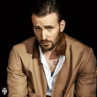 🇺🇸 af8e5965 Chris Evans, actor, celebrity, portrait, man, suit telegram sticker