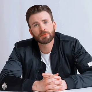 🇺🇸 b33b5592 Chris Evans actor, celebrity, portrait, man, Chris Evans telegram sticker