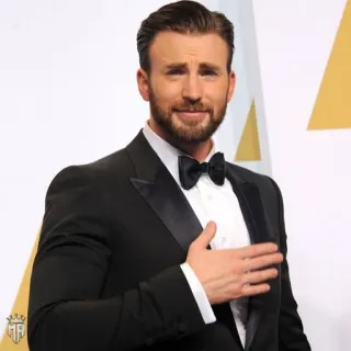 🇺🇸 c810f1d8 Chris Evans actor, celebrity, man, portrait telegram sticker