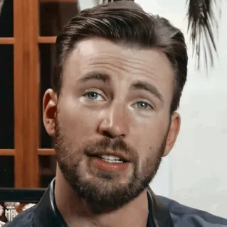 🇺🇸 fd3dee44 Chris Evans actor, celebrity, portrait, Chris Evans telegram sticker