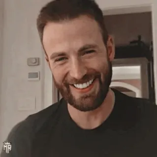 🇺🇸 ff58ccf1 Chris Evans actor, smile, celebrity, portrait telegram sticker