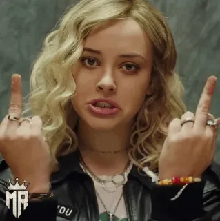 🍓 bdc14bfc dedo do meio, gesto, rude, ofensivo telegram sticker