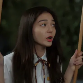 🌻 01a1140a mulher, asiática, uniforme escolar, surpresa, jovem whatsapp sticker