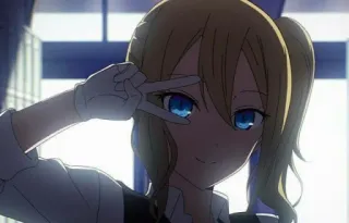 👀 cdb6d6de Ai Hayasaka Kaguya-sama: Love Is War Anime, Chica, Signo de la paz, Hayasaka, Kaguya-sama, Love is War telegram sticker