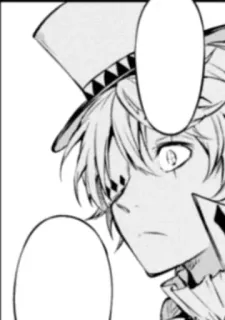 🌟 96a68fed Аниме, Манга, Шляпа, Портрет telegram sticker