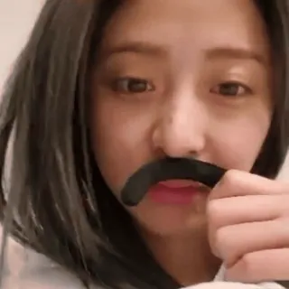 🤩 9c3287c8 mulher, bigode, retrato, rosto, pessoa telegram sticker