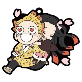 Nezuko chan @animestickerchannel telegram stickers