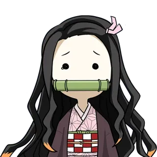 😶 9b7f0732 Nezuko Kamado Demon Slayer เนซึโกะ, ดาบพิฆาตอสูร, อนิเมะ, มังงะ, คาวาอิ telegram sticker