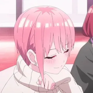 🦊 62d8cde6 anime, gadis, rambut merah muda, imut, kartun whatsapp sticker