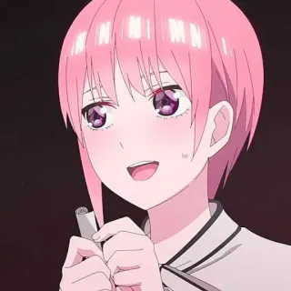 🦊 70e97e4b Ichika Nakano The Quintessential Quintuplets Anime, Manga, Ichika Nakano, The Quintessential Quintuplets, imut, gadis whatsapp sticker