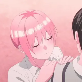 🦊 a5ea535f Anime, Imut, Rambut merah muda, Penyayang, Romansa whatsapp sticker