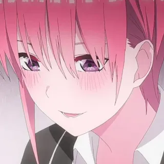 🦊 d2b50dc3 Anime, Kartun, Wanita, Rambut merah muda, Mata ungu, Gadis whatsapp sticker