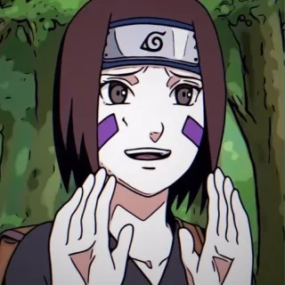 😅 1558bb20 Rin Nohara Naruto Аниме, Наруто, Рин Нохара, Мультфильм, Стикер whatsapp sticker