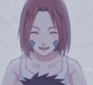 😄 93d9c78e Rin Nohara Naruto Аниме, Наруто, Рин Нохара, Персонаж whatsapp sticker