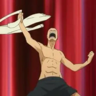 😡 41285fc9 Anime, Männlich, Schreien, Torso, Gesichtsausdruck, Wut telegram sticker