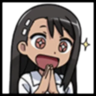 😮 32dde10e Nagatoro Don't Toy With Me, Miss Nagatoro 动漫, 漫画, 长瀞同学, 微笑, 快乐, 粉丝创作 telegram sticker