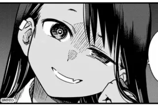 😏 11f052ce Nagatoro Don't Toy with Me, Miss Nagatoro 动漫, 漫画, 长瀞同学, 戏弄, 得意, 微笑, 可爱, 插画 telegram sticker