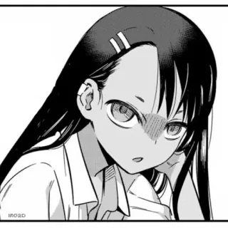 😒 cf557425 Nagatoro Don't Toy with Me, Miss Nagatoro 动漫, 漫画, 长瀞同学, 卡通, 插画, 角色, 艺术 telegram sticker