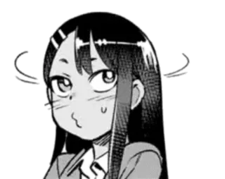 ◾️ a89cf740 Nagatoro Don't Toy with Me, Miss Nagatoro Anime, Manga, Nagatoro, Kreskówka, Dziewczyna whatsapp sticker