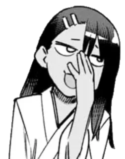 ◾️ bc965271 anime, dziewczyna, facepalm, sarkazm, kreskówka, manga whatsapp sticker