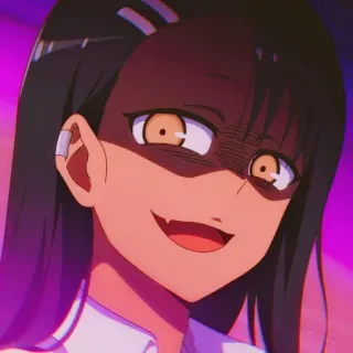 🎭 4a148a08 Nagatoro Don't Toy With Me, Miss Nagatoro 애니메이션, 나나시, 캐릭터, 소녀 telegram sticker