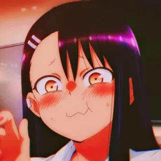 🎭 a576aa63 Nagatoro Don't Toy With Me, Miss Nagatoro 애니메이션, 나나시, 만화, 와이푸, 귀여운, 웃긴 telegram sticker