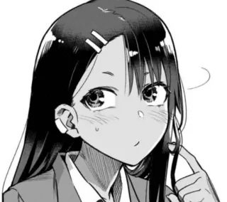 😗 a877c1ff Nagatoro Don't Toy with Me, Miss Nagatoro Anime, Manga, Nagatoro, Hayase Nagatoro telegram sticker
