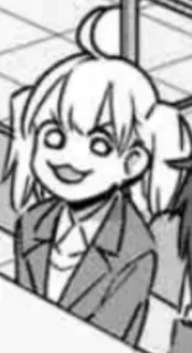 😎 c1b6a410 Anime, Manga, Dessin animé, Fille, Femme, Expression, Mignon telegram sticker