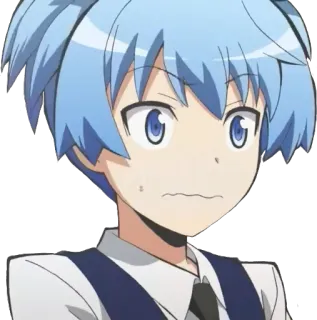 😳 264a5f21 Nagisa Shiota Assassination Classroom Anime, Garoto, Nagisa Shiota, Assassination Classroom telegram sticker