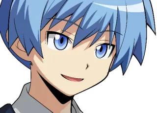 😏 8c75ebab Nagisa Shiota Assassination Classroom Anime, Mangá, Personagem, Nagisa Shiota telegram sticker