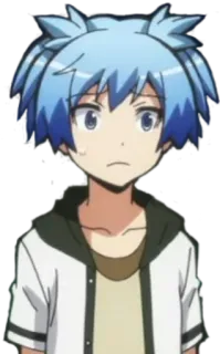 😟 9390328d Nagisa Shiota Assassination Classroom Anime, Personagem, Nagisa, Shiota, Assassination Classroom telegram sticker