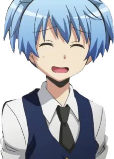 😅 cb1c3d86 Nagisa Shiota Assassination Classroom Anime, Mangá, Nagisa, Assassination Classroom telegram sticker