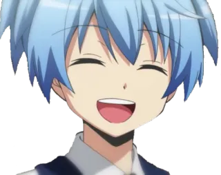 😃 d8bbc2ea Nagisa Shiota Assassination Classroom Anime, Mangá, Nagisa, Assassination Classroom, Shiota, Sorriso telegram sticker